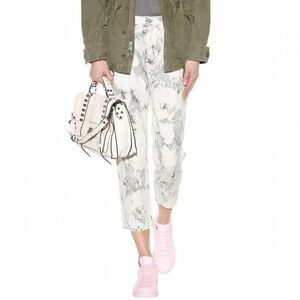 J Brand Marble Black & White Aubrey Sonic Jeans 28